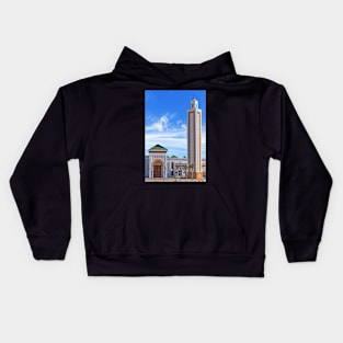 The Grand Mosque of Tangier. Kids Hoodie